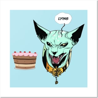 Lying Cake Posters and Art